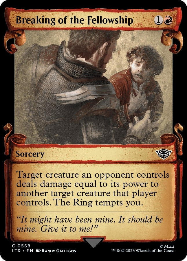 Image for Breaking of the Fellowship (Showcase Scrolls) (Universes Beyond: The Lord of the Rings: Tales of Middle-earth) (568) - Magic: The Gathering