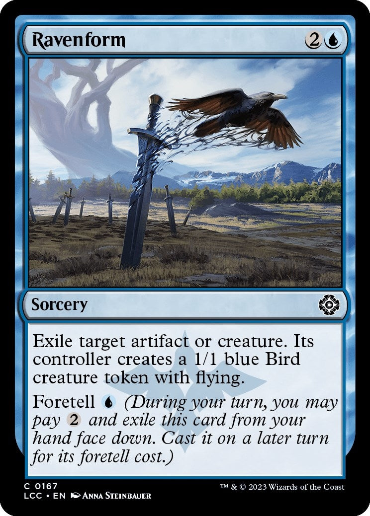 Image for Ravenform (Commander: The Lost Caverns of Ixalan) (167) - Magic: The Gathering