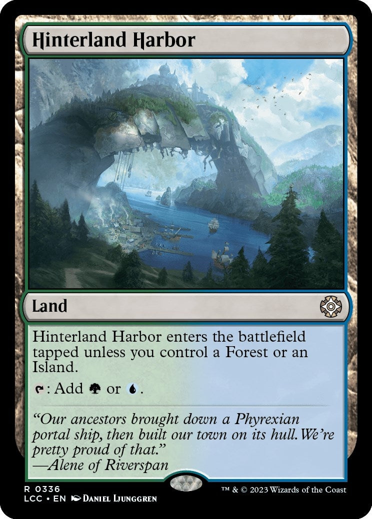 Image for Hinterland Harbor (Commander: The Lost Caverns of Ixalan) (336) - Magic: The Gathering