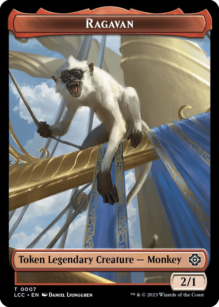 Image for Ragavan // Treasure Double-Sided Token (Commander: The Lost Caverns of Ixalan) (7 // 18) - Magic: The Gathering