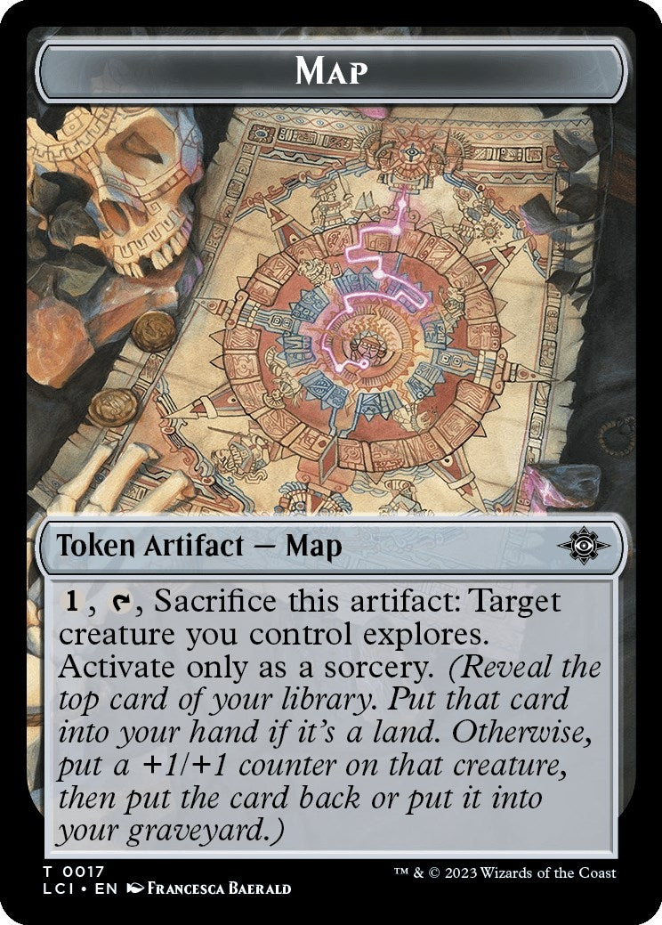Image for Map // Skeleton Pirate Double-Sided Token (The Lost Caverns of Ixalan) (17 // 8) - Magic: The Gathering