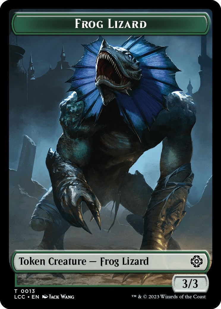 Image for Frog Lizard // Merfolk (0003) Double-Sided Token (Commander: The Lost Caverns of Ixalan) (13 // 3) - Magic: The Gathering
