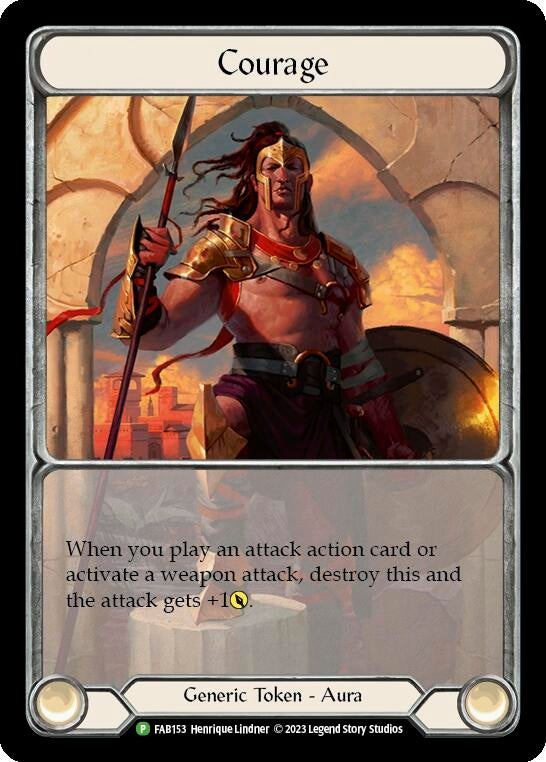 Image for Courage - FAB153 (Flesh and Blood: Promo Cards) (FAB153) - Flesh and Blood TCG