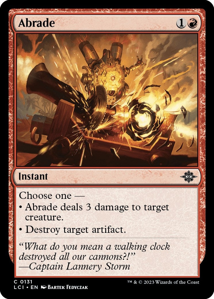 Image for Abrade (The Lost Caverns of Ixalan) (131) - Magic: The Gathering