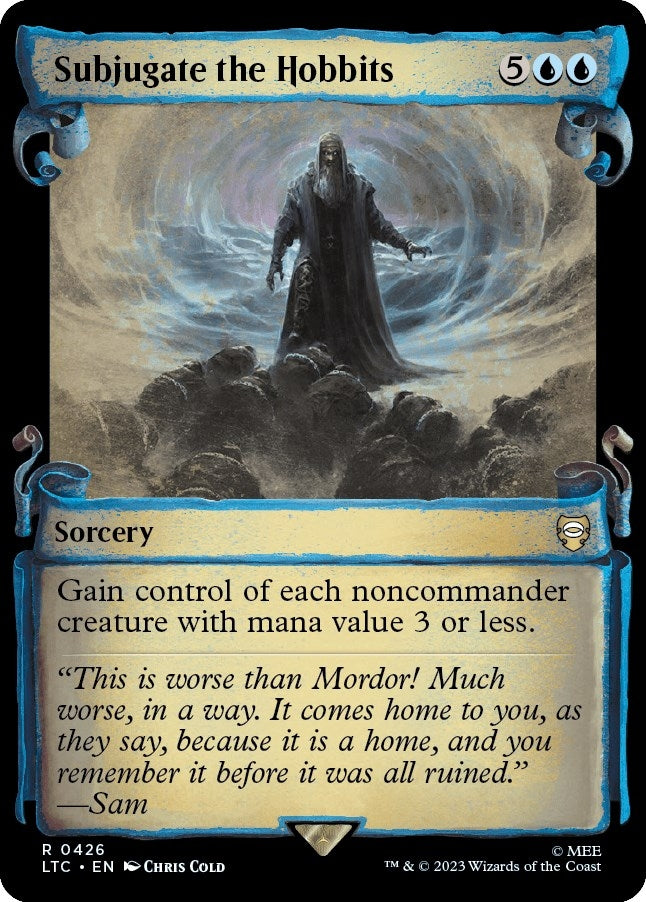 Image for Subjugate the Hobbits (Showcase Scrolls) (Commander: The Lord of the Rings: Tales of Middle-earth) (426) - Magic: The Gathering
