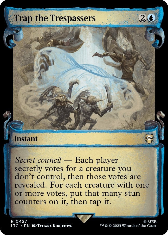 Image for Trap the Trespassers (Showcase Scrolls) (Commander: The Lord of the Rings: Tales of Middle-earth) (427) - Magic: The Gathering