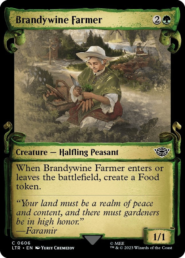 Image for Brandywine Farmer (Showcase Scrolls) (Universes Beyond: The Lord of the Rings: Tales of Middle-earth) (606) - Magic: The Gathering