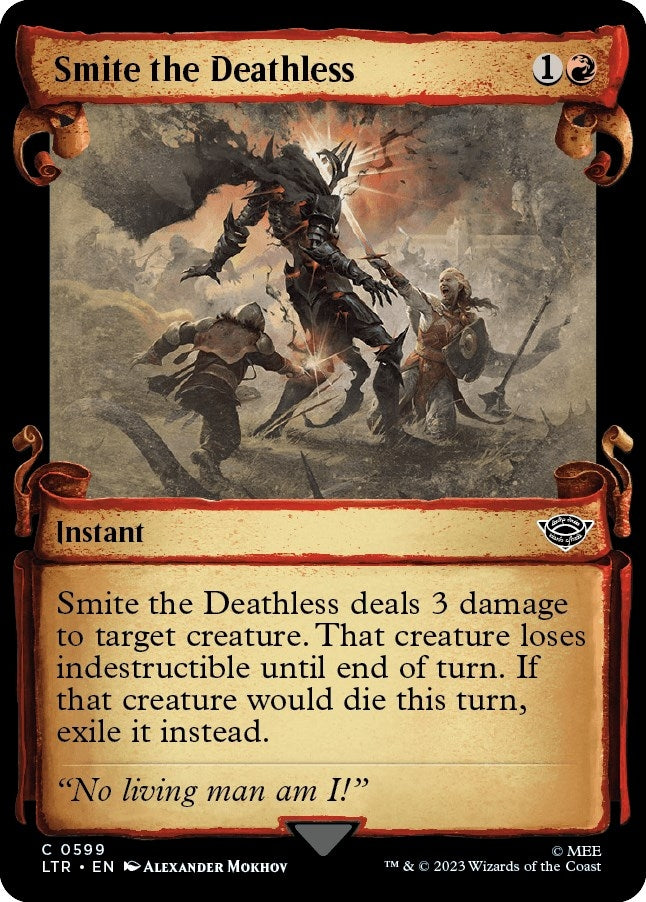 Image for Smite the Deathless (Showcase Scrolls) (Universes Beyond: The Lord of the Rings: Tales of Middle-earth) (599) - Magic: The Gathering