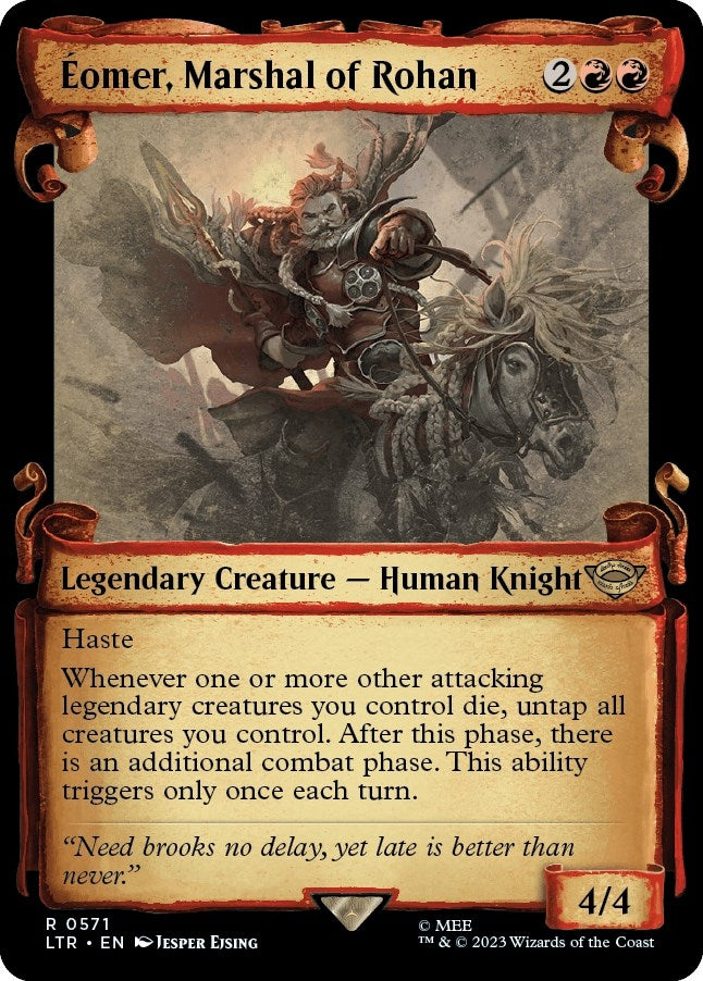 Image for Eomer, Marshal of Rohan (Showcase Scrolls) (Universes Beyond: The Lord of the Rings: Tales of Middle-earth) (571) - Magic: The Gathering