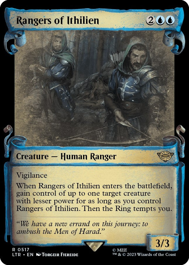 Image for Rangers of Ithilien (Showcase Scrolls) (Universes Beyond: The Lord of the Rings: Tales of Middle-earth) (517) - Magic: The Gathering