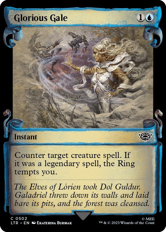 Image for Glorious Gale (Showcase Scrolls) (Universes Beyond: The Lord of the Rings: Tales of Middle-earth) (502) - Magic: The Gathering