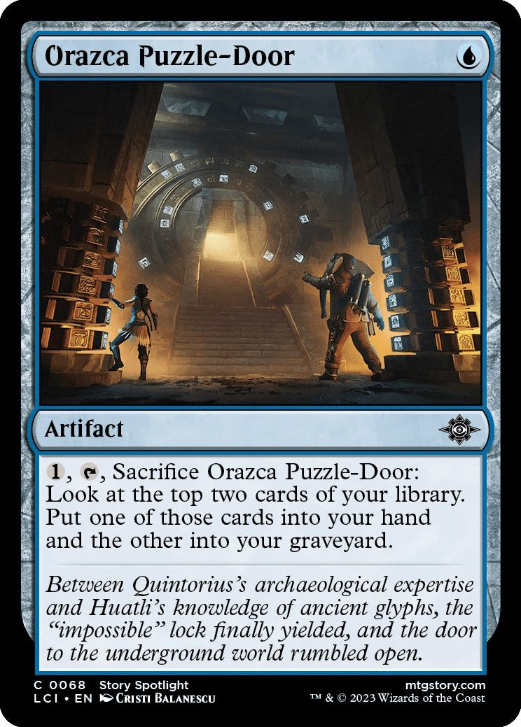 Image for Orazca Puzzle-Door (The Lost Caverns of Ixalan) (68) - Magic: The Gathering