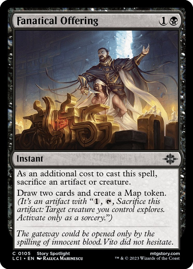 Image for Fanatical Offering (The Lost Caverns of Ixalan) (105) - Magic: The Gathering