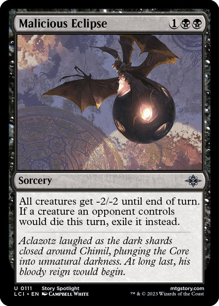 Image for Malicious Eclipse (The Lost Caverns of Ixalan) (111) - Magic: The Gathering
