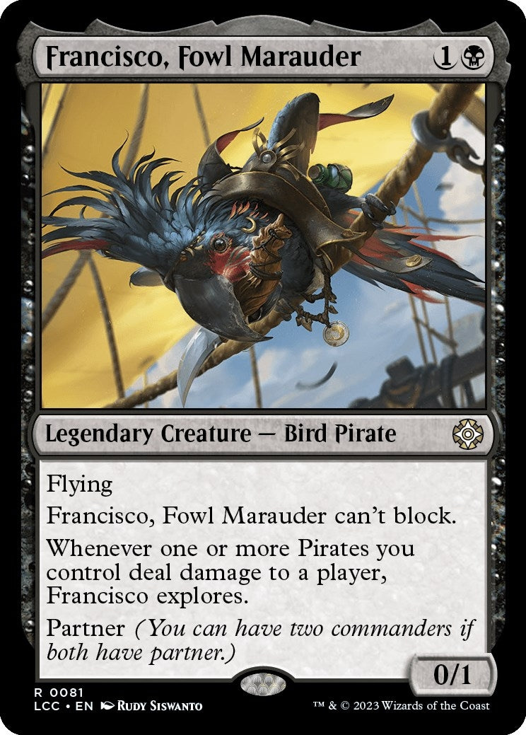 Image for Francisco, Fowl Marauder (Commander: The Lost Caverns of Ixalan) (81) - Magic: The Gathering