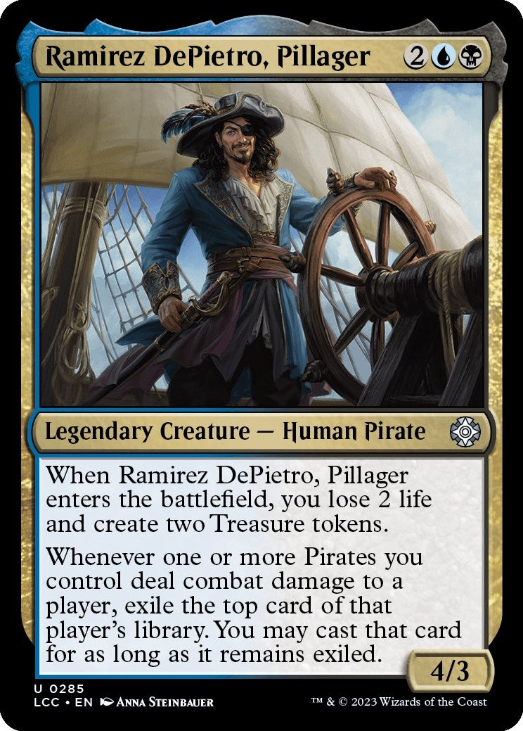 Image for Ramirez DePietro, Pillager (Commander: The Lost Caverns of Ixalan) (285) - Magic: The Gathering
