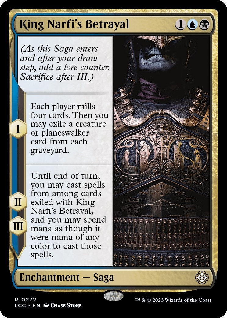 Image for King Narfi's Betrayal (Commander: The Lost Caverns of Ixalan) (272) - Magic: The Gathering