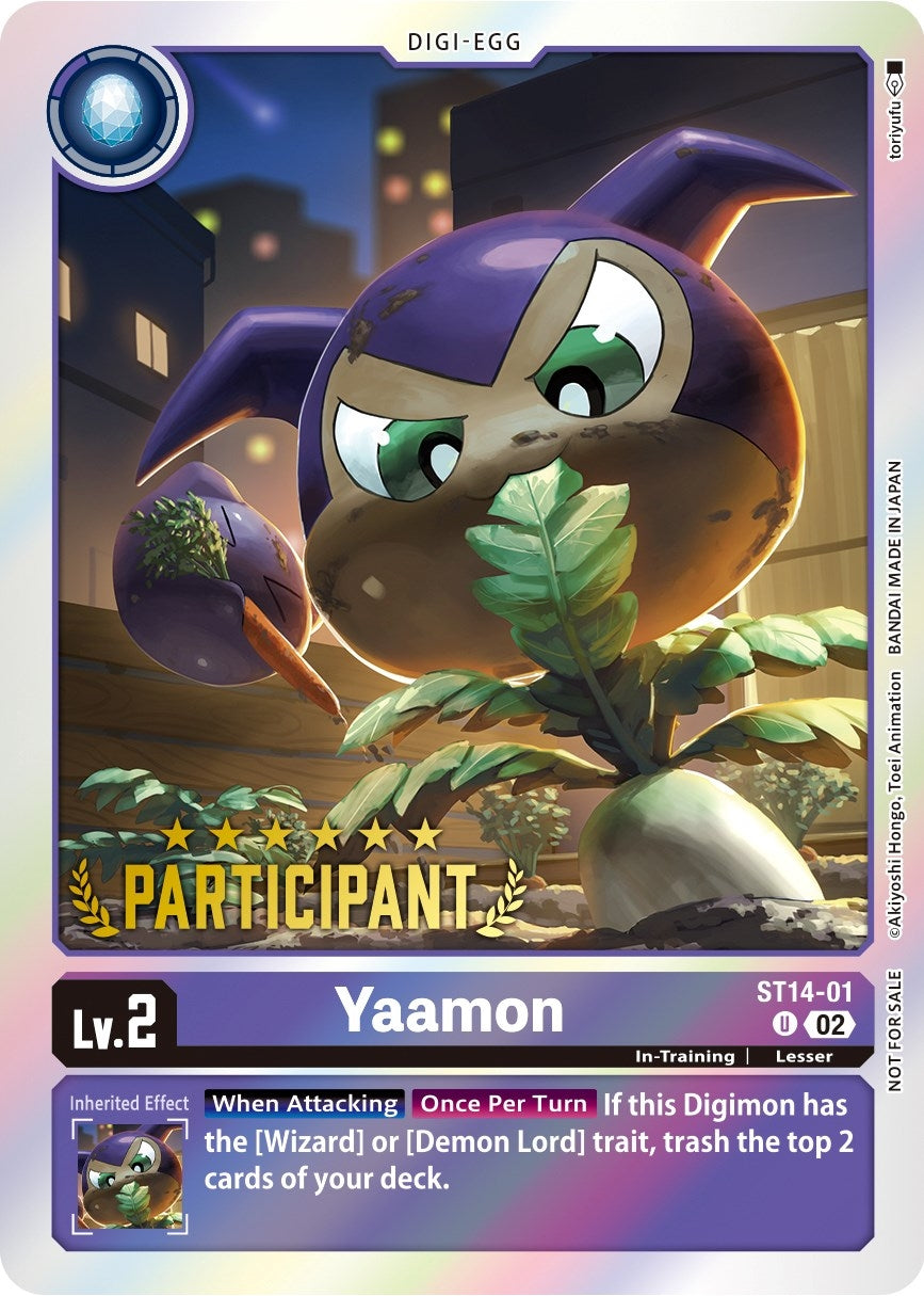 Image for Yaamon (Digimon 3-On-3 Participation) (ST-14) (ST14-01 U) - Digimon Card Game