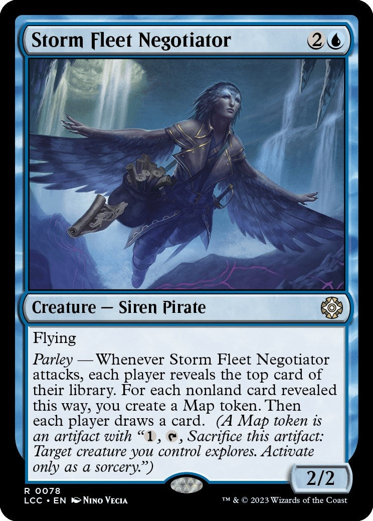Image for Storm Fleet Negotiator (Commander: The Lost Caverns of Ixalan) (78) - Magic: The Gathering