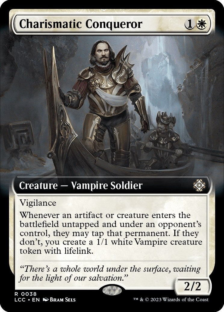 Image for Charismatic Conqueror (Extended Art) (Commander: The Lost Caverns of Ixalan) (38) - Magic: The Gathering