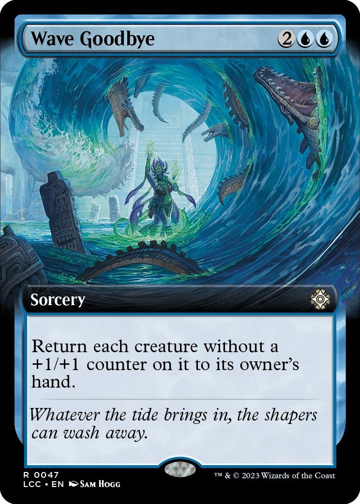 Image for Wave Goodbye (Extended Art) (Commander: The Lost Caverns of Ixalan) (47) - Magic: The Gathering