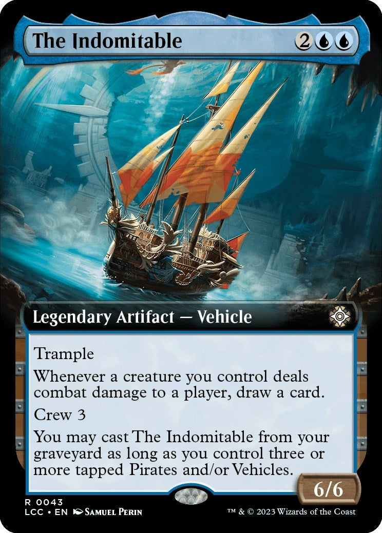 Image for The Indomitable (Extended Art) (Commander: The Lost Caverns of Ixalan) (43) - Magic: The Gathering