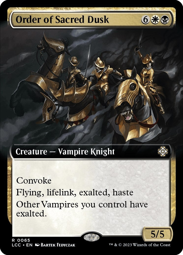Image for Order of Sacred Dusk (Extended Art) (Commander: The Lost Caverns of Ixalan) (65) - Magic: The Gathering