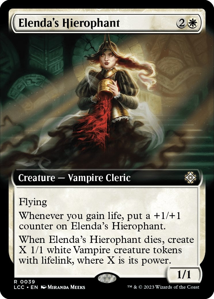 Image for Elenda's Hierophant (Extended Art) (Commander: The Lost Caverns of Ixalan) (39) - Magic: The Gathering