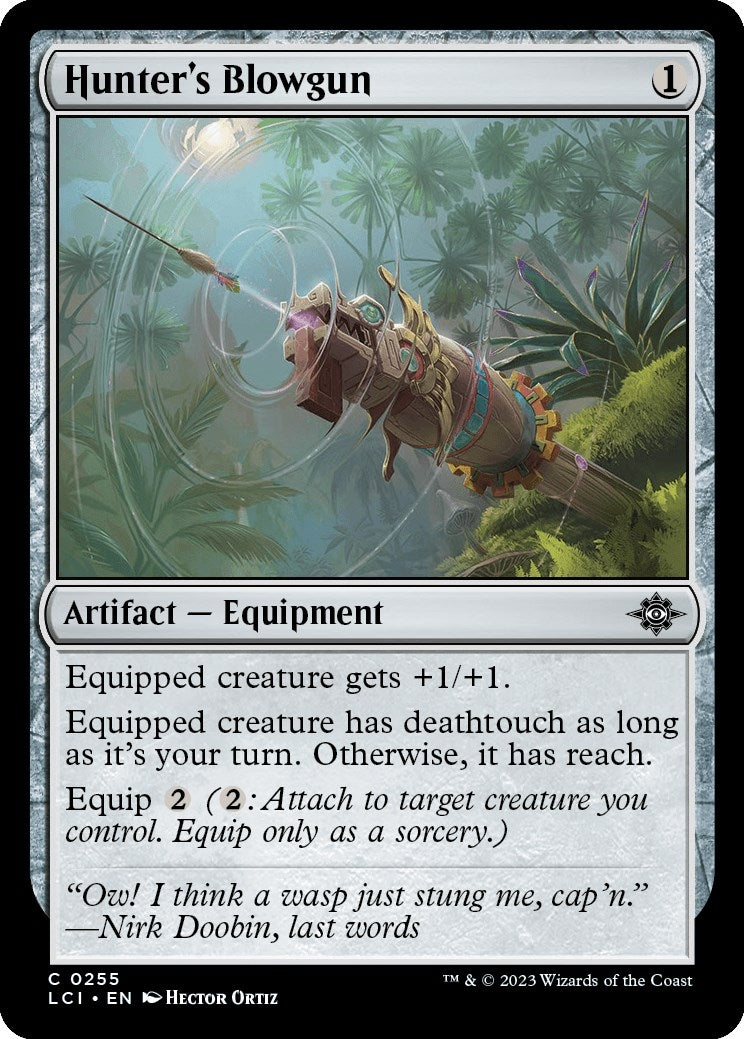 Image for Hunter's Blowgun (The Lost Caverns of Ixalan) (255) - Magic: The Gathering