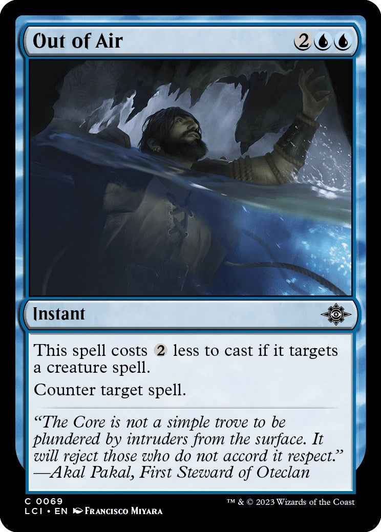 Image for Out of Air (The Lost Caverns of Ixalan) (69) - Magic: The Gathering