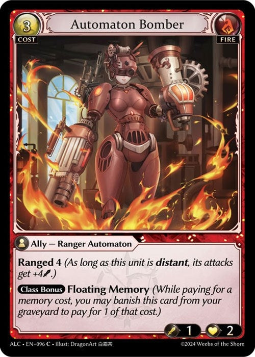 Image for Automaton Bomber (Alchemical Revolution) (096) - Grand Archive TCG