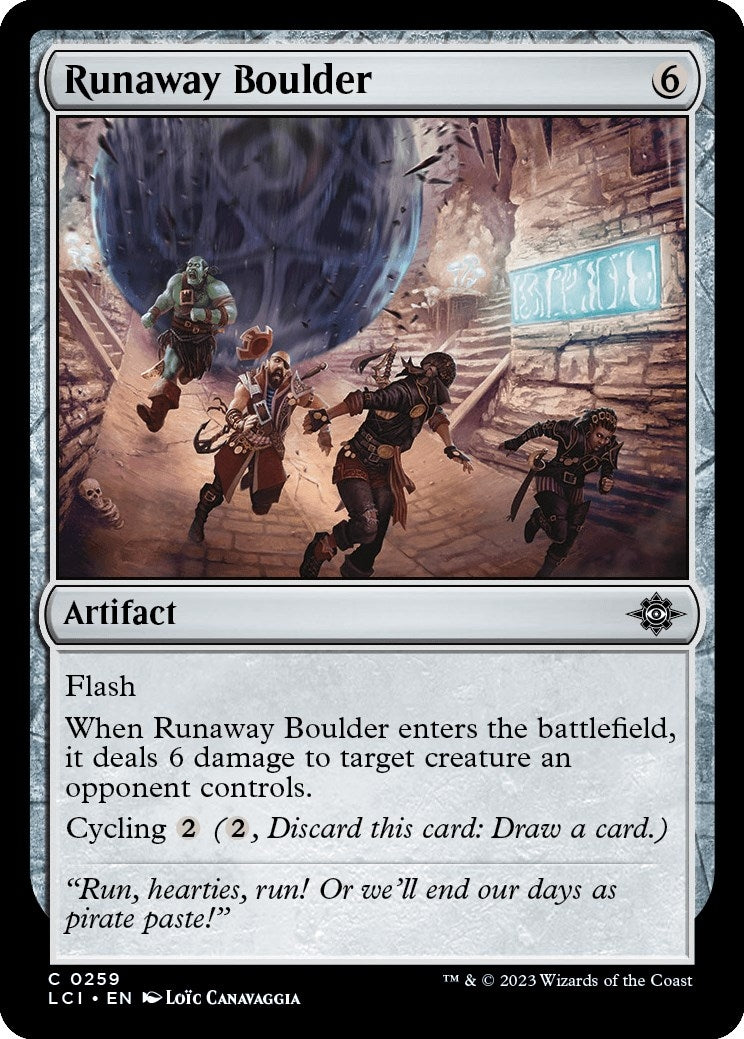 Image for Runaway Boulder (The Lost Caverns of Ixalan) (259) - Magic: The Gathering