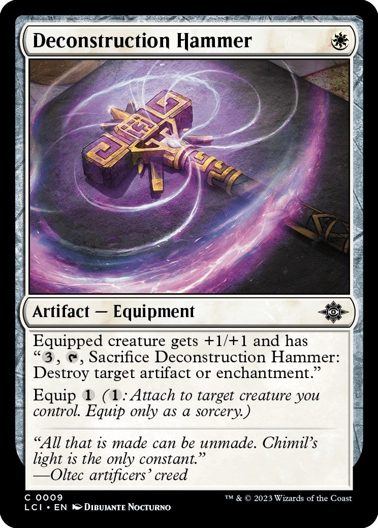 Image for Deconstruction Hammer (The Lost Caverns of Ixalan) (9) - Magic: The Gathering