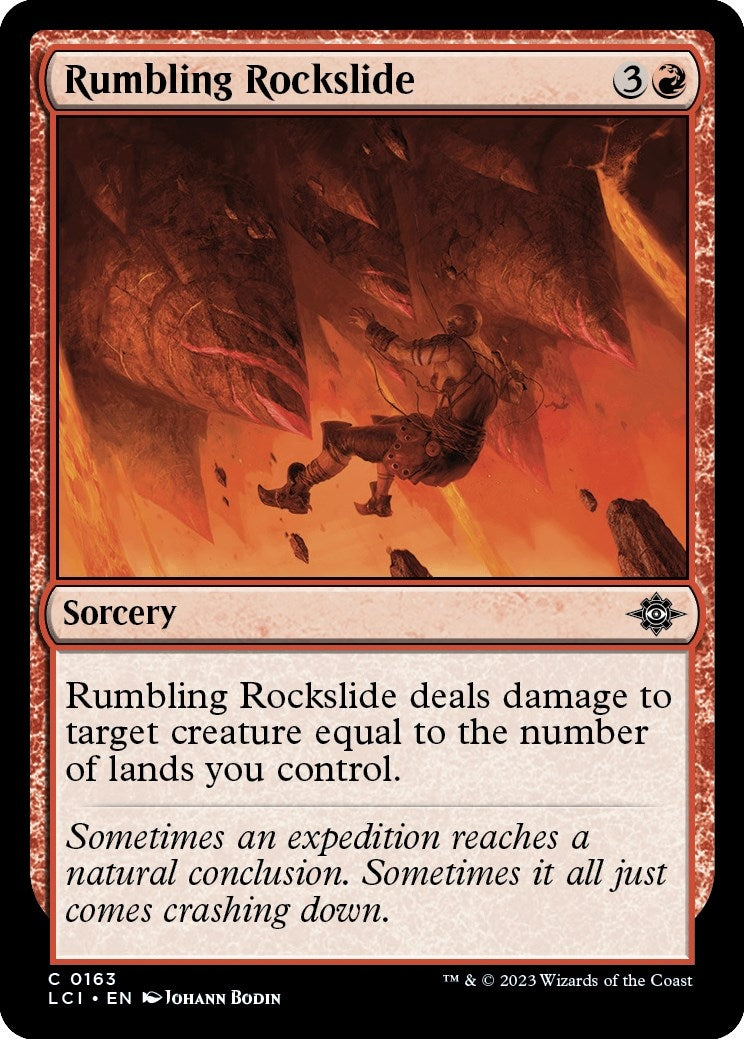 Image for Rumbling Rockslide (The Lost Caverns of Ixalan) (163) - Magic: The Gathering