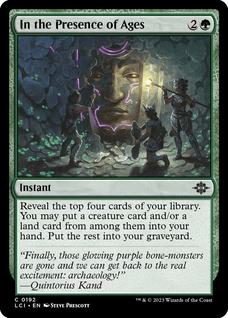 Image for In the Presence of Ages (The Lost Caverns of Ixalan) (192) - Magic: The Gathering