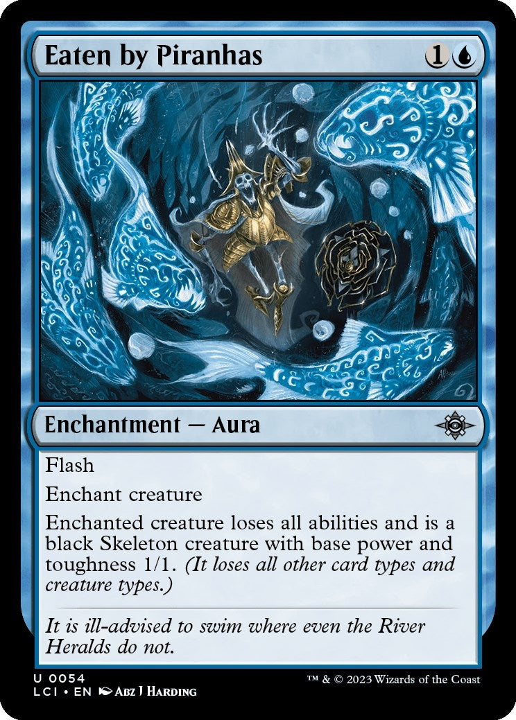 Image for Eaten by Piranhas (The Lost Caverns of Ixalan) (54) - Magic: The Gathering
