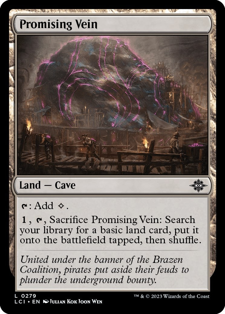 Image for Promising Vein (The Lost Caverns of Ixalan) (279) - Magic: The Gathering