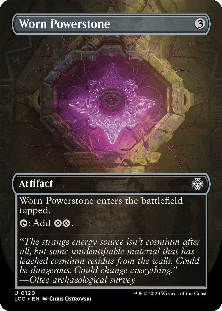 Image for Worn Powerstone (Borderless) (Commander: The Lost Caverns of Ixalan) (120) - Magic: The Gathering