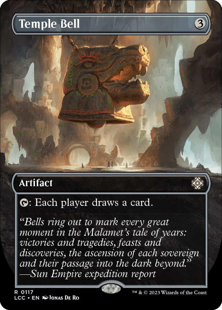 Image for Temple Bell (Borderless) (Commander: The Lost Caverns of Ixalan) (117) - Magic: The Gathering