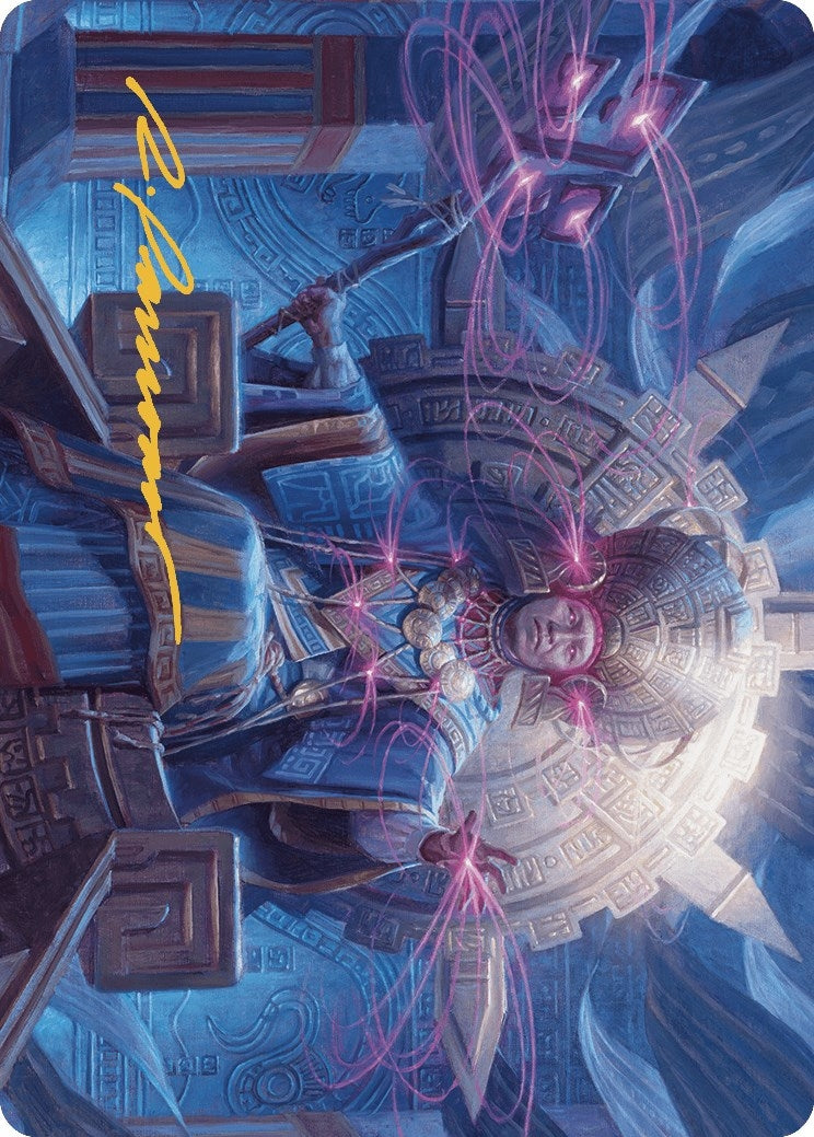 Image for Akal Pakal, First Among Equals Art Card (8/81) (Gold-Stamped Signature) (Art Series: The Lost Caverns of Ixalan) (8) - Magic: The Gathering
