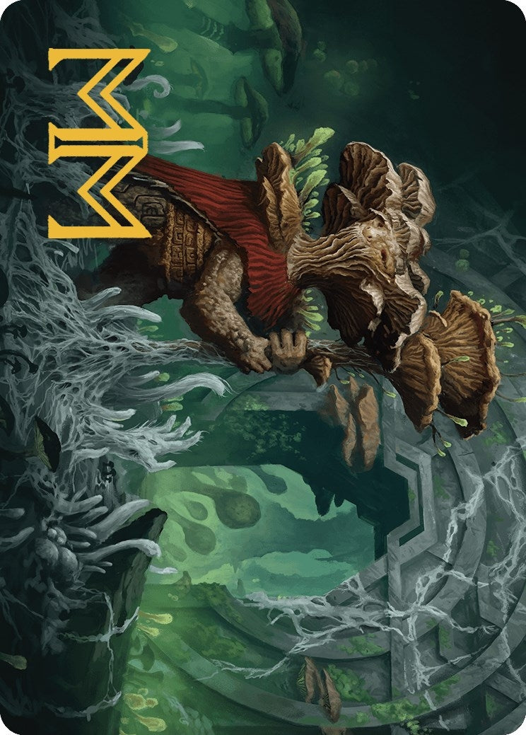 Image for Tendril of the Mycotyrant Art Card (Gold-Stamped Signature) (Art Series: The Lost Caverns of Ixalan) (31) - Magic: The Gathering