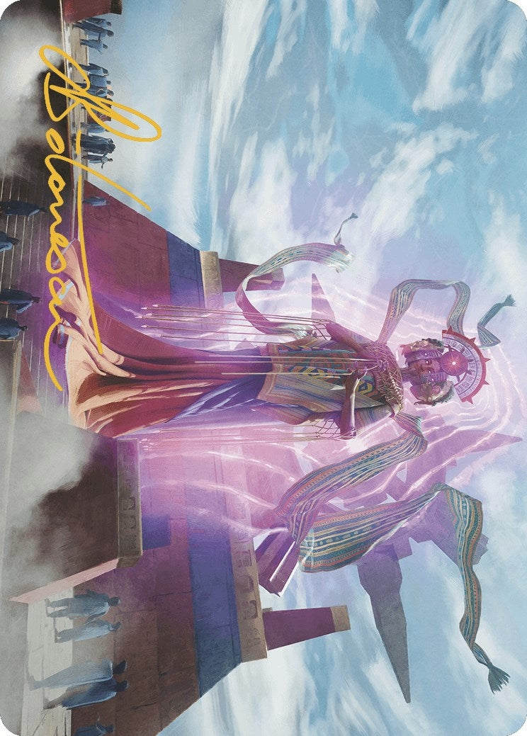 Image for Ojer Taq, Deepest Foundation Art Card (4/81) (Gold-Stamped Signature) (Art Series: The Lost Caverns of Ixalan) (4) - Magic: The Gathering