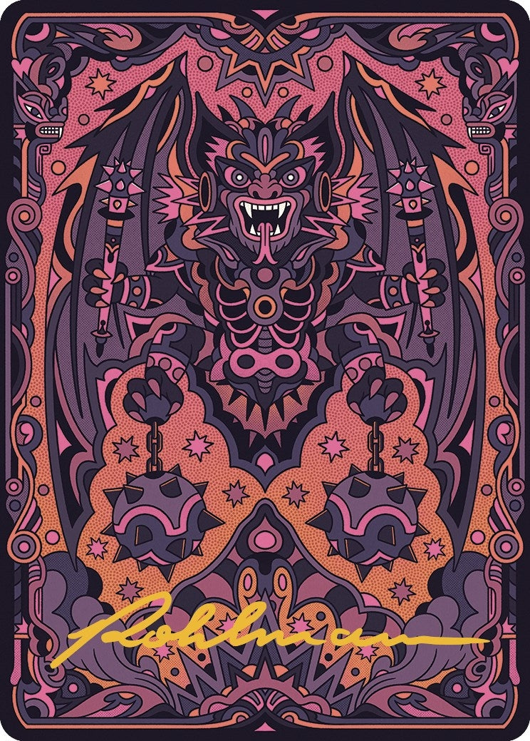 Image for Bloodletter of Aclazotz Art Card (61/81) (Gold-Stamped Signature) (Art Series: The Lost Caverns of Ixalan) (61) - Magic: The Gathering