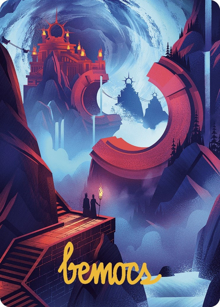 Image for Mountain Art Card (Gold-Stamped Signature) (Art Series: The Lost Caverns of Ixalan) (45) - Magic: The Gathering