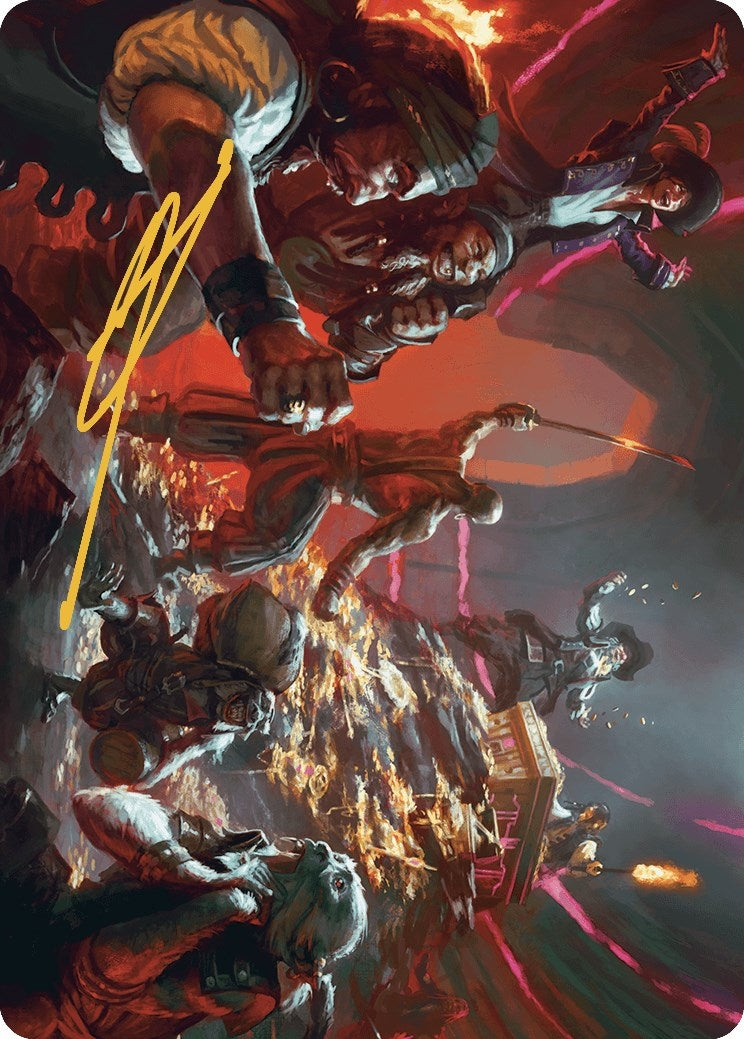 Image for Hit the Mother Lode Art Card (Gold-Stamped Signature) (Art Series: The Lost Caverns of Ixalan) (19) - Magic: The Gathering