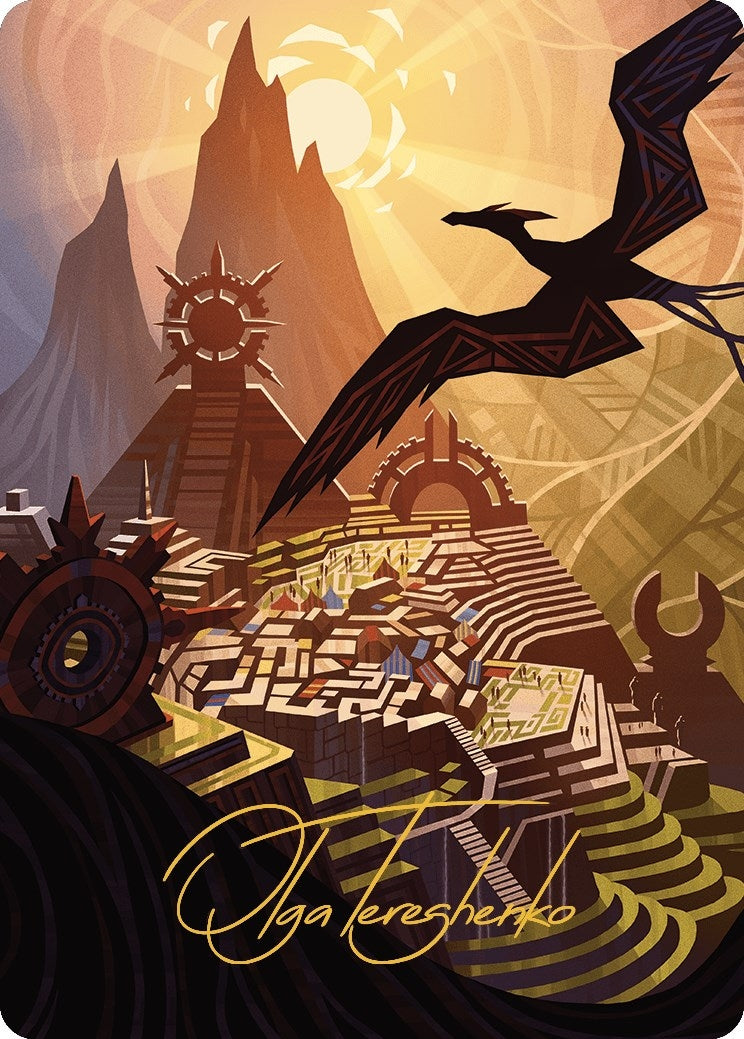 Image for Plains Art Card (Gold-Stamped Signature) (Art Series: The Lost Caverns of Ixalan) (44) - Magic: The Gathering