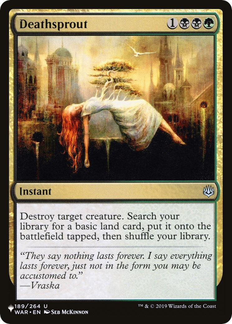 Image for Deathsprout (The List Reprints) (189/264) - Magic: The Gathering