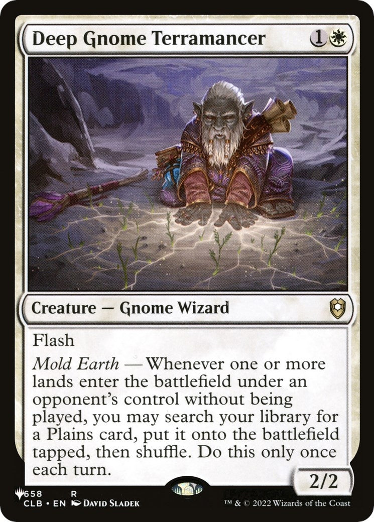 Image for Deep Gnome Terramancer (The List Reprints) (658) - Magic: The Gathering