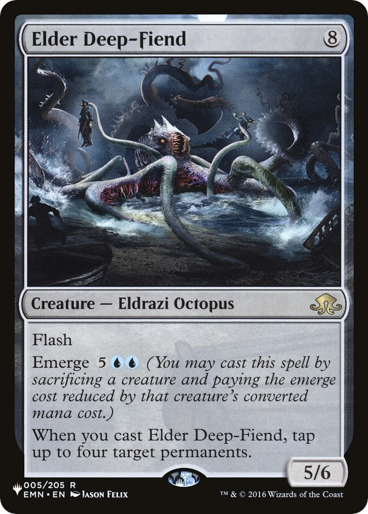 Image for Elder Deep-Fiend (The List Reprints) (005/205) - Magic: The Gathering