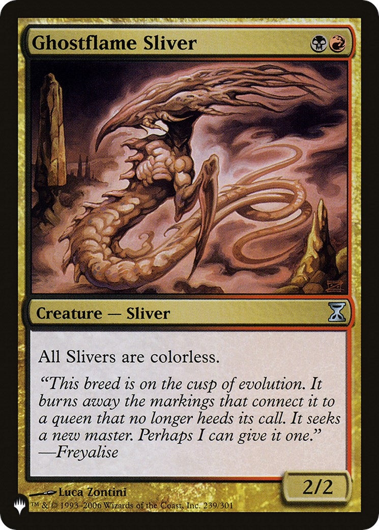 Image for Ghostflame Sliver (The List Reprints) (239/301) - Magic: The Gathering